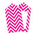 Chevron Hot Pink - Tag - Pack of 12