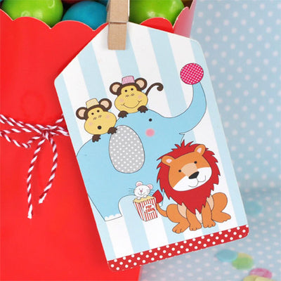Circus Animals Tag - Pack of 12