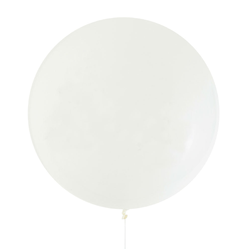 White Jumbo Latex Balloon - 90cm - 3ft