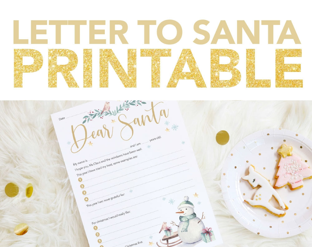 letter to santa printable