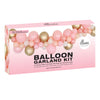 Balloon Garland Kit - PINK & GOLD - with FREE Partyware