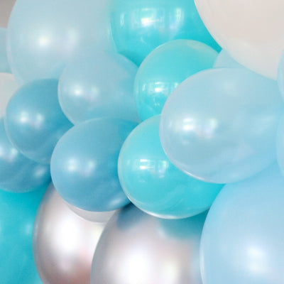 Balloon Garland Kit DIY- Blue & Silver