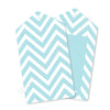 Chevron Blue - Tag - Pack of 12