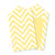Chevron Yellow - Tag - Pack of 12