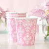 Damask Pink Cup - Pack of 12