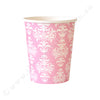 Damask Pink Cup - Pack of 12