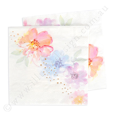Floral Luncheon Napkin - Pack of 20