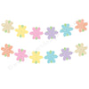 Glitter Flower Reversible Garland - 27 Pce