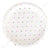 Gold & Pink Dots Large Plate - Pack of 10