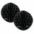 Black Honeycomb Balls - 15cm - Pack of 2