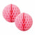 Pink Honeycomb Balls - 15cm - Pack of 2