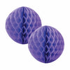 Lilac Honeycomb Balls - 15cm - Pack of 2