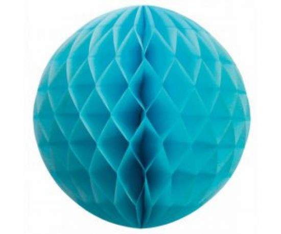 Pastel Blue Honeycomb Balls - 35cm