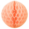 Peach Honeycomb Balls - 35cm