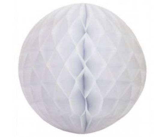 White Honeycomb Balls - 35cm