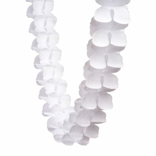 Honeycomb Garland White - 4m