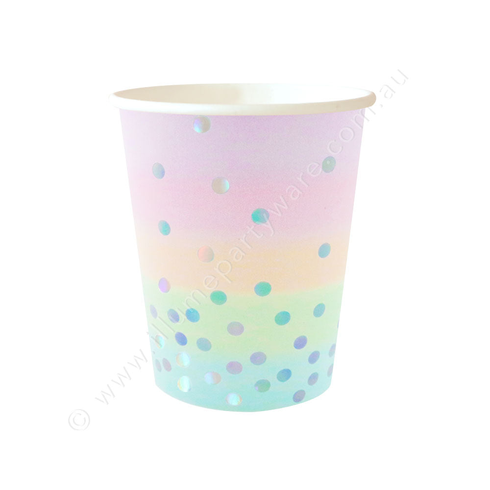 Iridescent Cup - Pack of 10 - 9OZ (300ml)