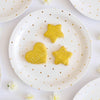 Gold Dot Large Plate - Pack of 10