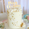 Merry Christmas Foil Cake Topper