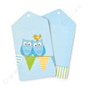 Owl Blue Tag - Pack of 12