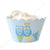 Owl Blue Cupcake Wrapper - Pack of 12