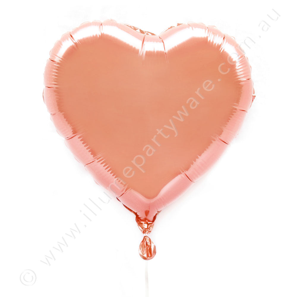 Rose Gold 18" Foil Heart Balloon